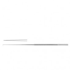 Rhoton Micro Needle Semi-Sharp Stainless Steel, 18.5 cm - 7 1/4"